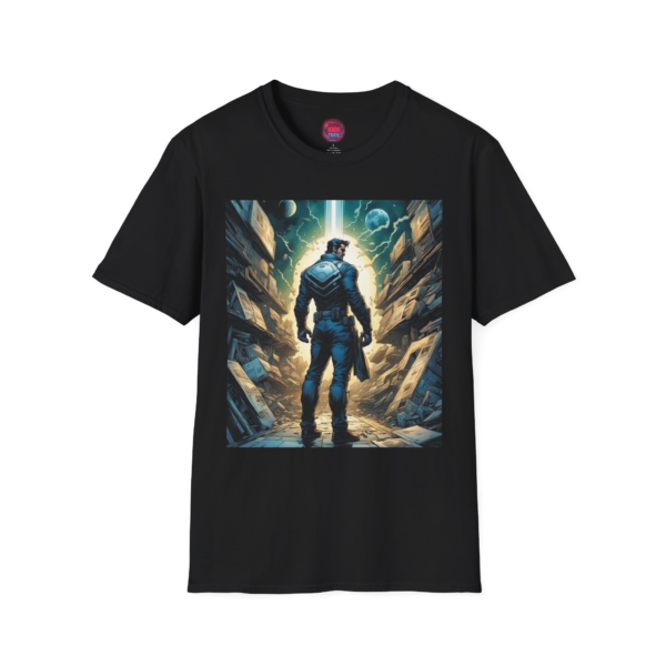 Adventure Awaits Unisex Softstyle T-Shirt – Perfect for Sci-Fi Fans