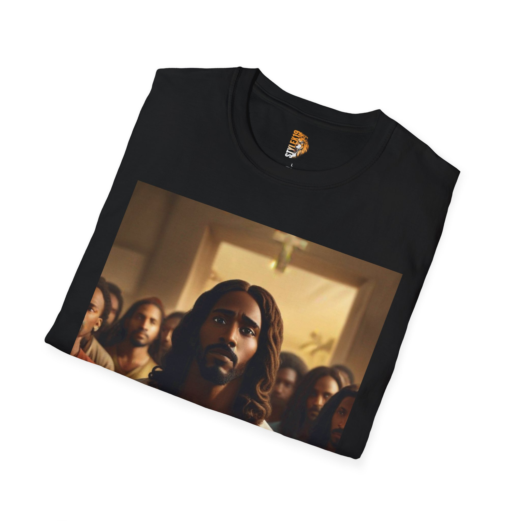 Faith-Inspired Unisex Softstyle T-Shirt - Spiritual Design - Image 4