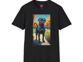 Graphic Dog Lover T-Shirt - Unisex Softstyle Tee for Pet Owners