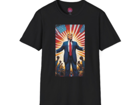 Inspirational Art of Leadership Design – Black Graphic Tee