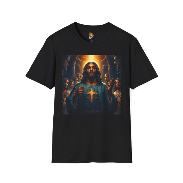 Inspirational Jesus Graphic T-Shirt - Unisex Softstyle Tee for Faith and Worship
