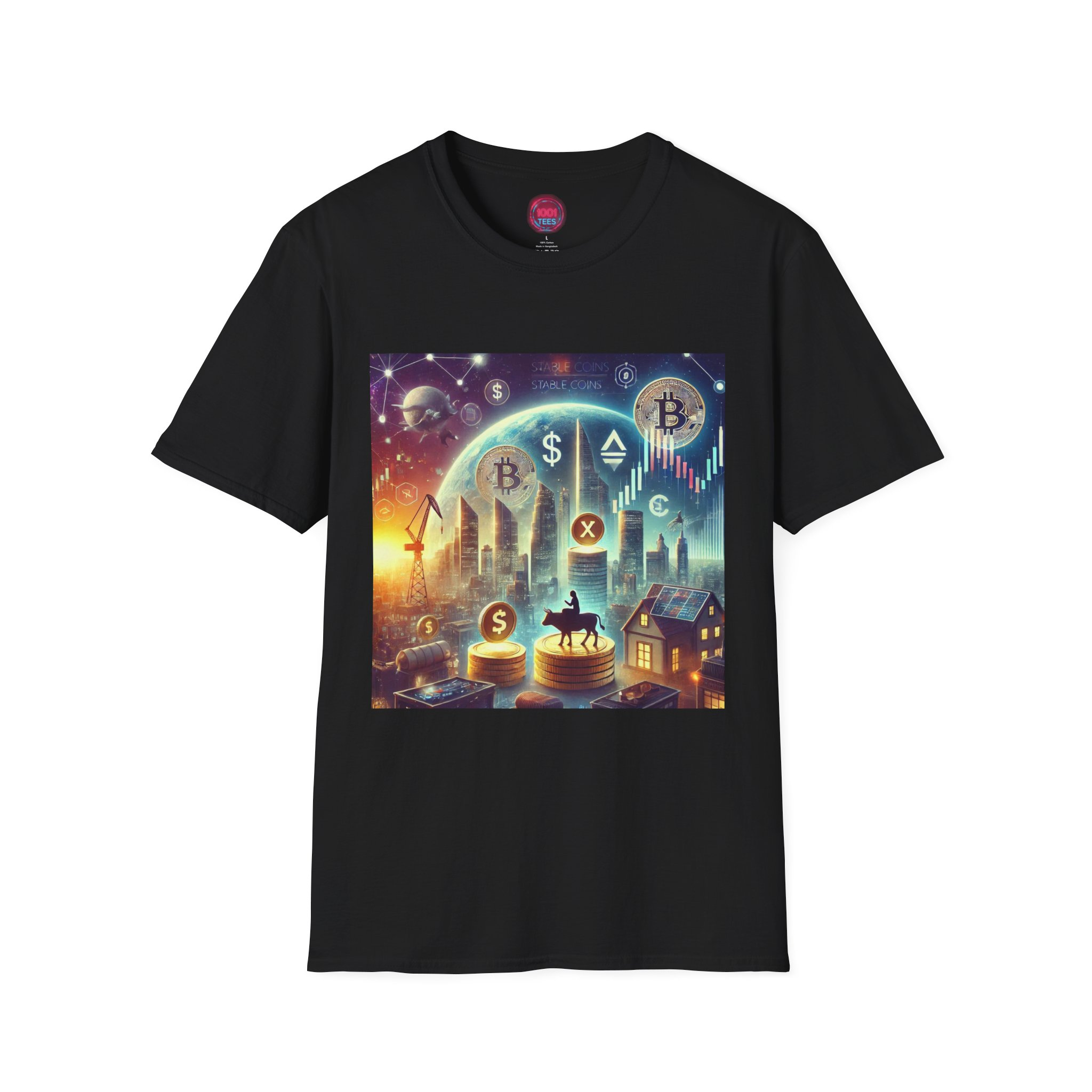 Crypto Vibes Unisex Softstyle T-Shirt