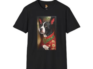 Artistic Dog Portrait Unisex Softstyle T-Shirt - Perfect for Pet Lovers
