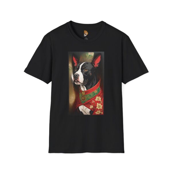 Artistic Dog Portrait Unisex Softstyle T-Shirt - Perfect for Pet Lovers