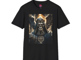 Dark Angel for Gothic Aesthetics – Black Graphic Tee