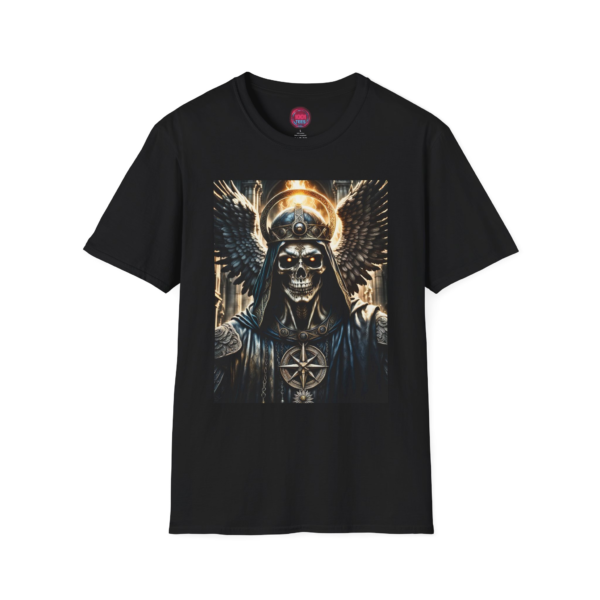 Unisex Softstyle T-Shirt - Dark Angel Graphic Tee for Gothic Aesthetics