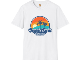 Beach Park Illinois Unisex Softstyle T-Shirt - Summer Vibes Graphic Tee