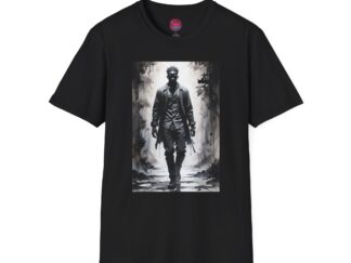 Vintage Noir Hero Unisex Softstyle T-Shirt - Perfect for Comic Fans