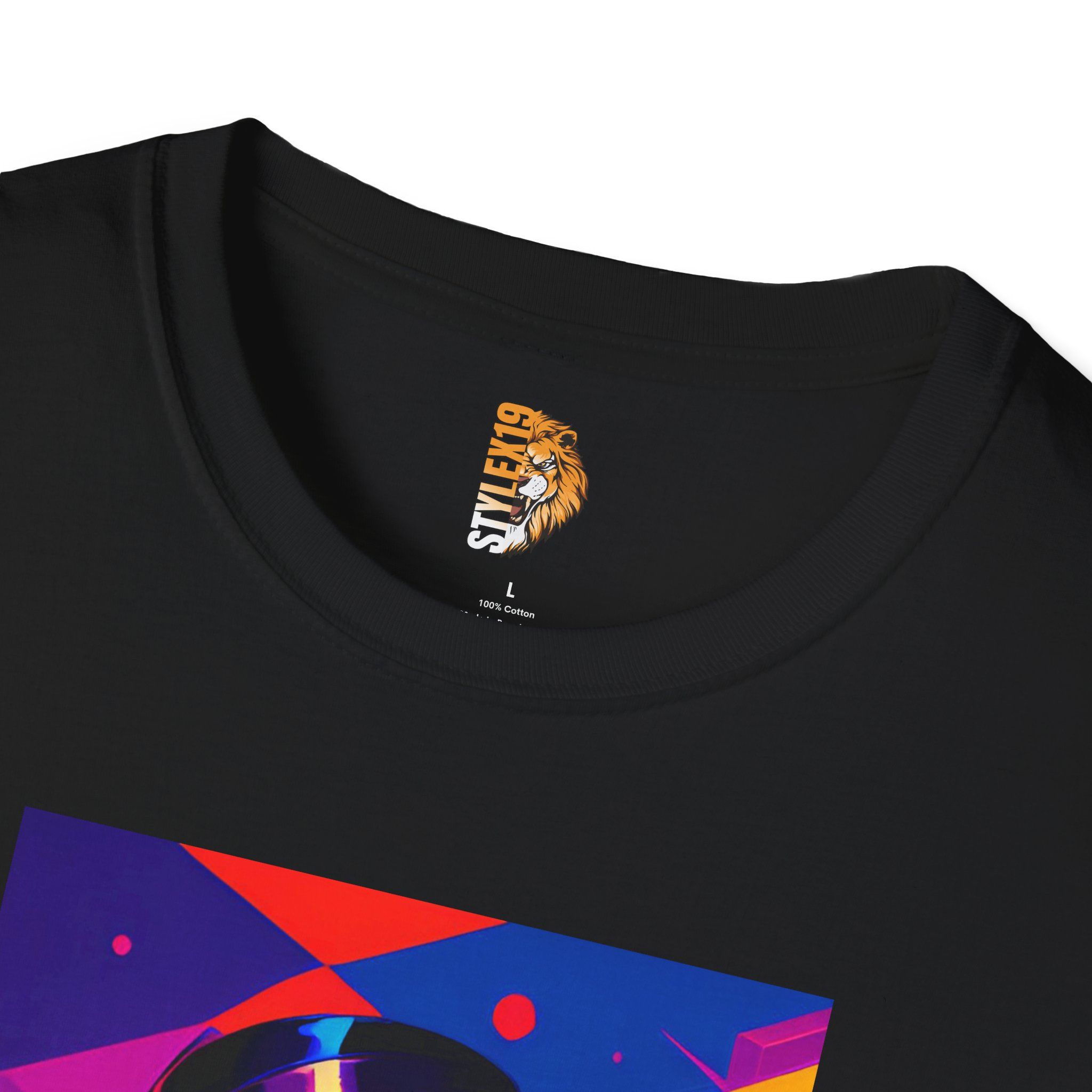Vibrant Iconic Art Unisex Softstyle T-Shirt - Image 3