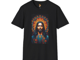Inspirational Jesus Graphic T-Shirt - Tee – Black Graphic Tee