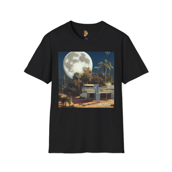 Retro Moonlight Scene Unisex T-Shirt | Casual Vintage Aesthetic Tee