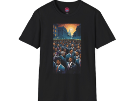 Empowerment Inspiring Art Design – Black Graphic Tee