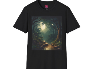 Moonlit Jungle Unisex T-Shirt - Nature Lover Gift