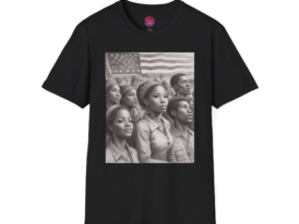 Empowerment Black Art Inspired by Unity – Black Graphic Tee