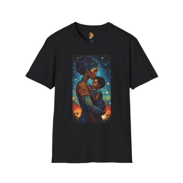 Soulful Motherhood Unisex Softstyle T-Shirt - Vibrant Art Tee