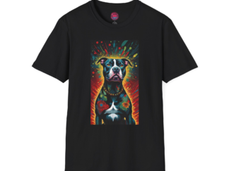Colorful Dog Art Unisex T-Shirt - Perfect Gift for Pet Lovers