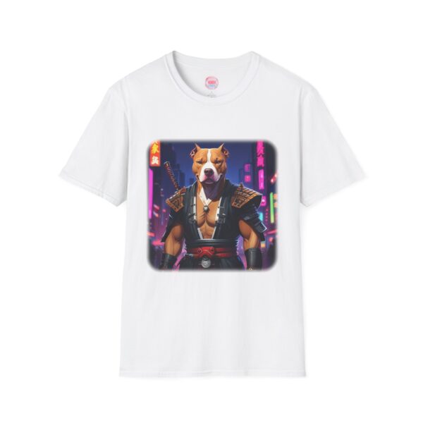 Samurai Dog Graphic T-Shirt - Unisex Softstyle Tee