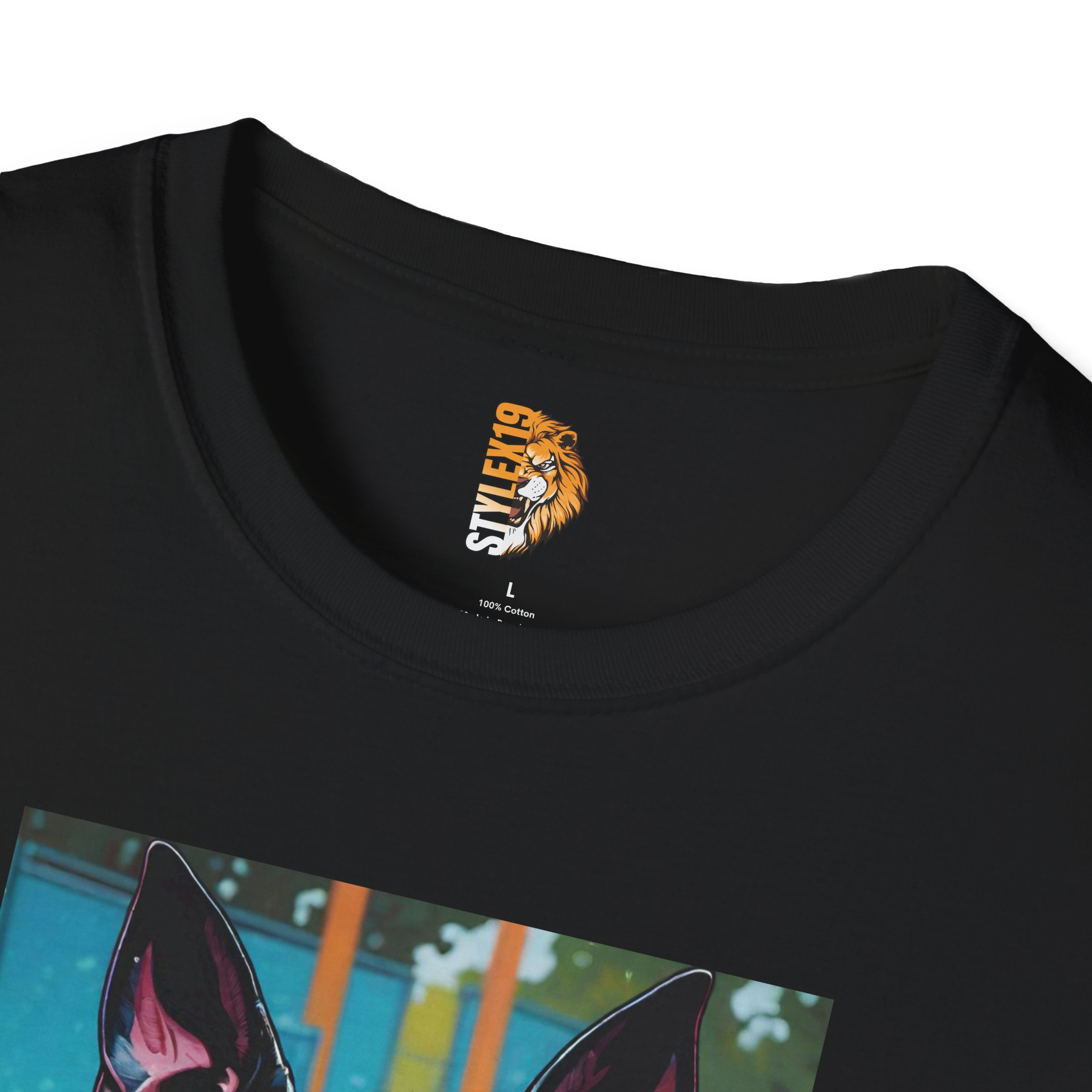 Colorful Dog Art Unisex Softstyle T-Shirt - Perfect for Pet Lovers - Image 3