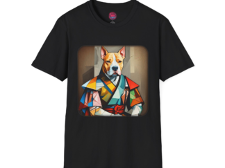 Stylish Dog Art Unisex T-Shirt - Colorful Graphic Tee
