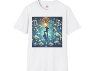 Crypto Enthusiast Unisex Softstyle T-Shirt - Digital Currency Art Tee