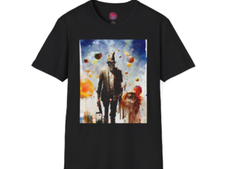 "LION EYE" Artistic Unisex Softstyle T-Shirt - Vibrant Graphic Design for Creative Souls