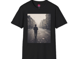 Inspirational Black Street Photography Design – Black Graphic Tee