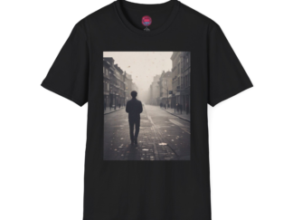 Inspirational Black Unisex Softstyle T-Shirt – Street Photography Design