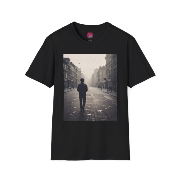 Inspirational Black Unisex Softstyle T-Shirt – Street Photography Design