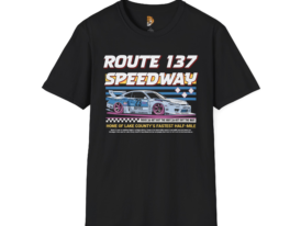 Route 137 Speedway T-Shirt – Black Graphic Tee
