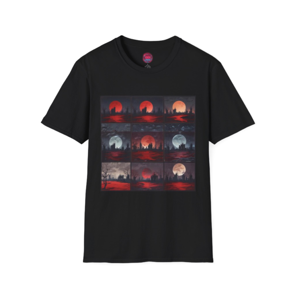 Artistic Sunset T-Shirt – Unisex Softstyle Tee for Nature Lovers