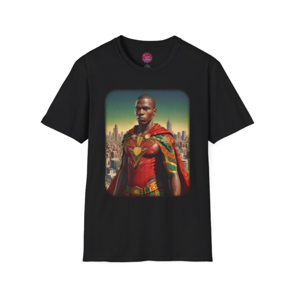 Superhero Unisex Softstyle T-Shirt - Bold Graphic Design for Fans