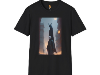 Mystical Warrior Unisex Softstyle T-Shirt - Fantasy Art Shirt for Geeks and Gamers