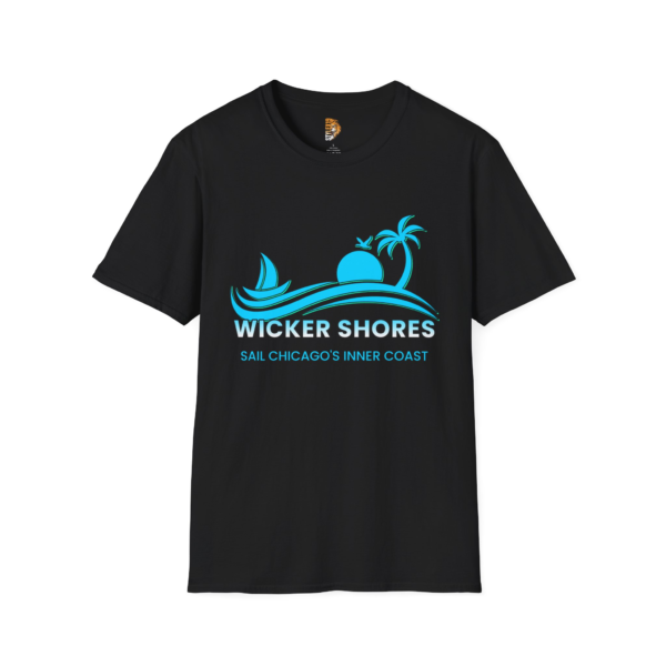 Wicker Shores Unisex Softstyle T-Shirt - Sail Chicago's Inner Coast