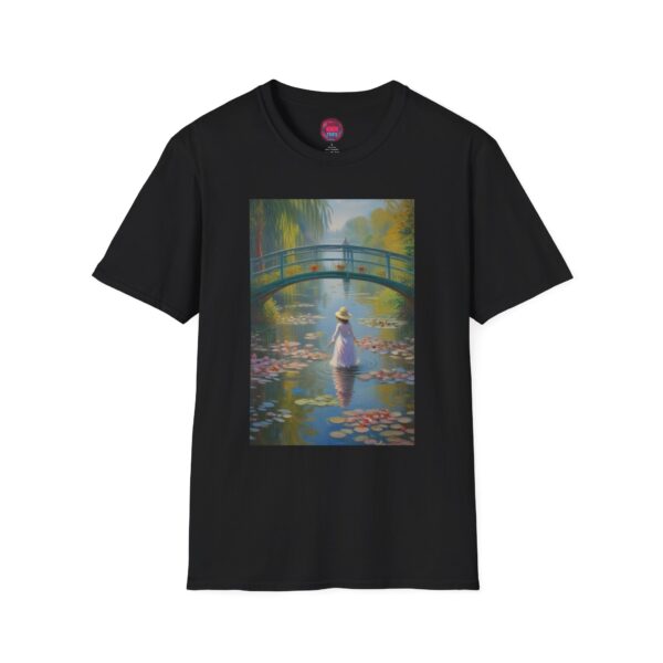 Monet-Inspired Unisex Softstyle T-Shirt - Serenity in Nature