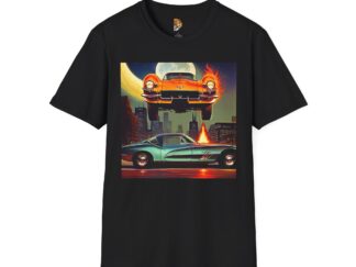 Retro Classic Car Unisex Softstyle T-Shirt - Vintage Automotive Art