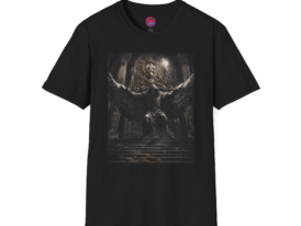 Dark Angel Graphic Gothic Tee – Black Graphic Tee