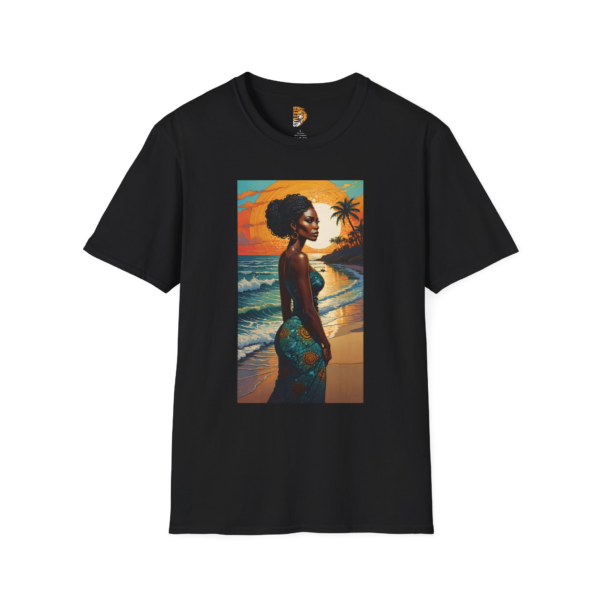 Bohemian Beach Vibes Unisex T-Shirt - Tropical Sunset Design