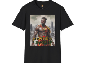 Just Us League – Justice Art – Black Graphic Tee