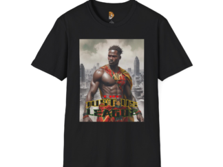 Unisex Superhero Graphic T-Shirt - The Just Us League Inspired Design