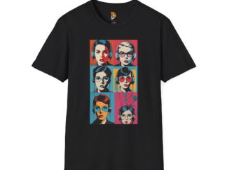 Retro Pop Art Music Lover T-Shirt – Unisex Softstyle Tee