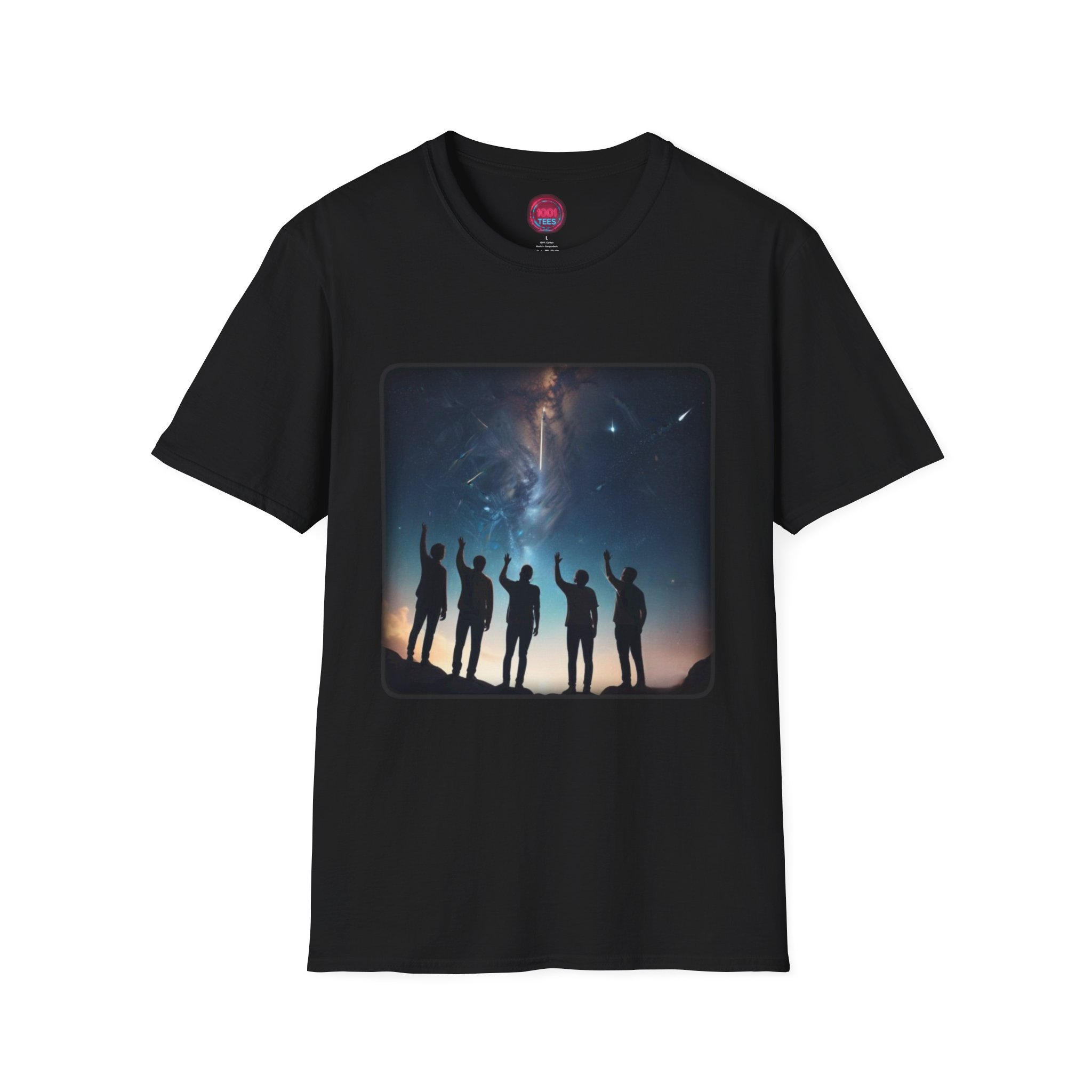 Celestial Adventure Unisex Softstyle T-Shirt - Perfect for Stargazers and Dreamers