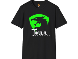 Tannin Percussion Logo – Black Graphic Tee