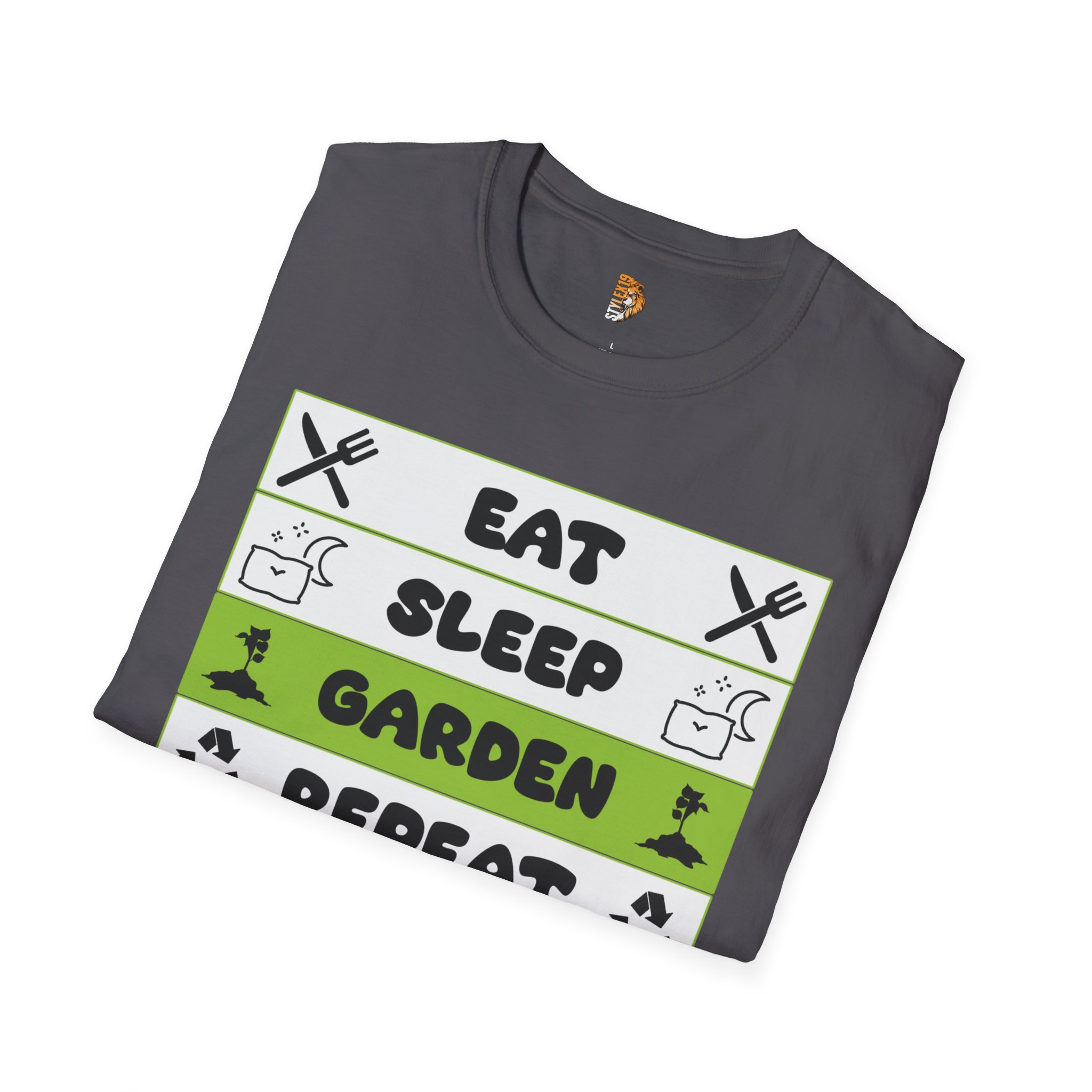 Eat, Sleep, Garden, Repeat Gardening T-Shirt - Image 20