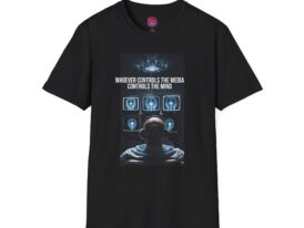 "Whoever controls the media controls the mind." – Black Graphic Tee