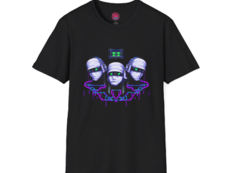 Cyberpunk AI Art Unisex Softstyle T-Shirt