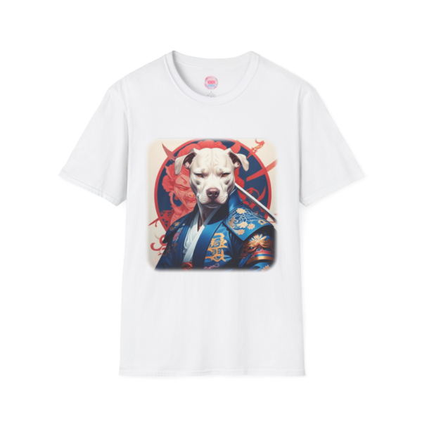 Samurai Dog Graphic Unisex Softstyle T-Shirt