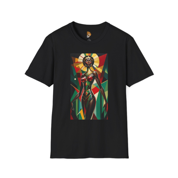 Expressionist Art Unisex Softstyle T-Shirt - Vibrant Graphic Design