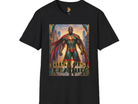 Just Us League – Street Art Edition – Black Graphic Tee