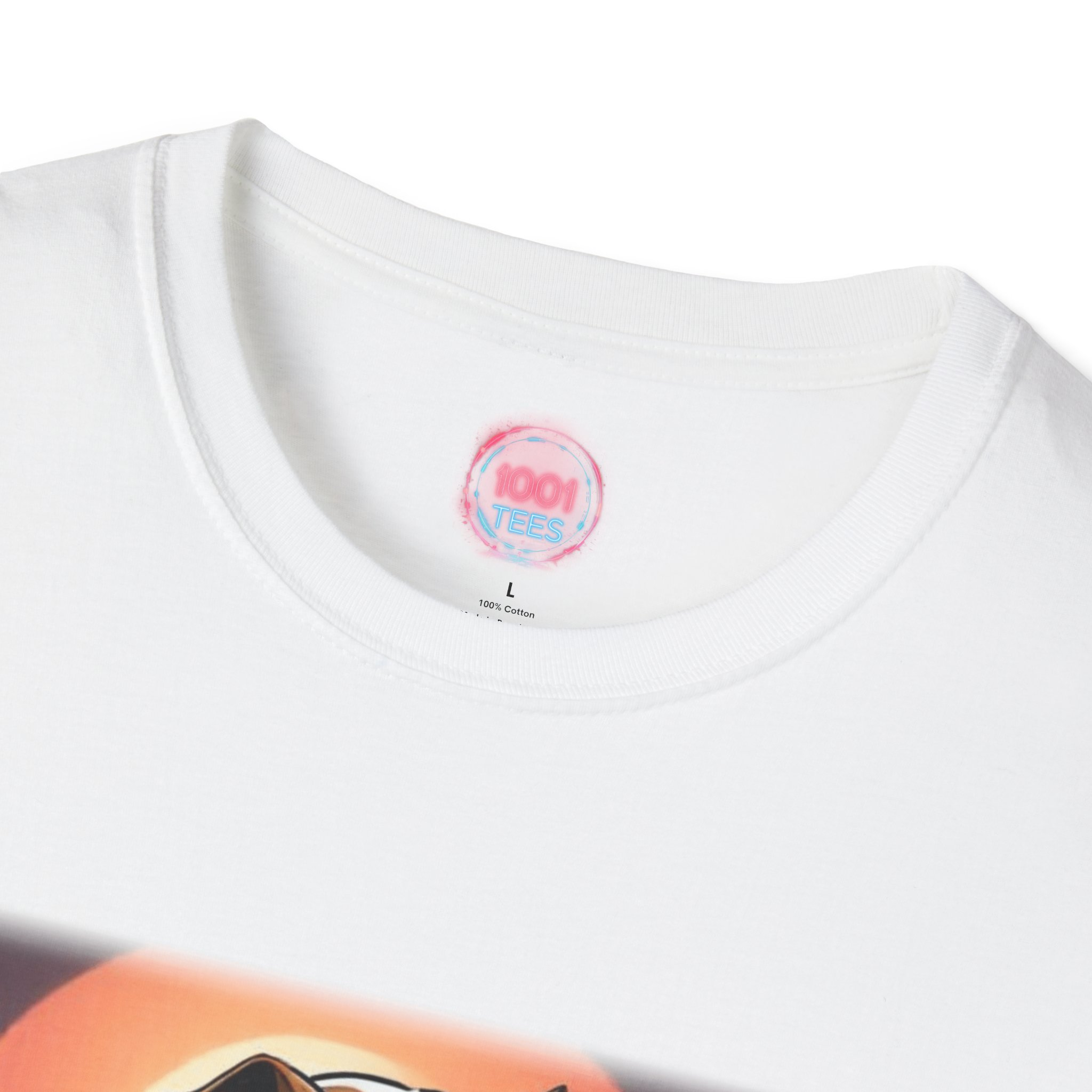 Samurai Dog Unisex Softstyle T-Shirt - Cool Graphic Tee for Dog Lovers - Image 3