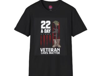 Veteran Lives Matter T-Shirt - 22 A Day Tribute Tee